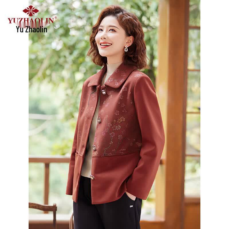 Yuzhaolin Women's Chinese Style Spring Cardigan Jacket
