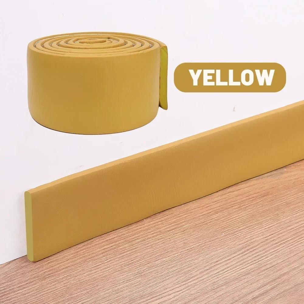 Linie de plinte autoadezive Autocolant de perete 3D Benzi decorative anti-coliziune îngroșate Dormitor Camera de zi Autocolant linie de colț