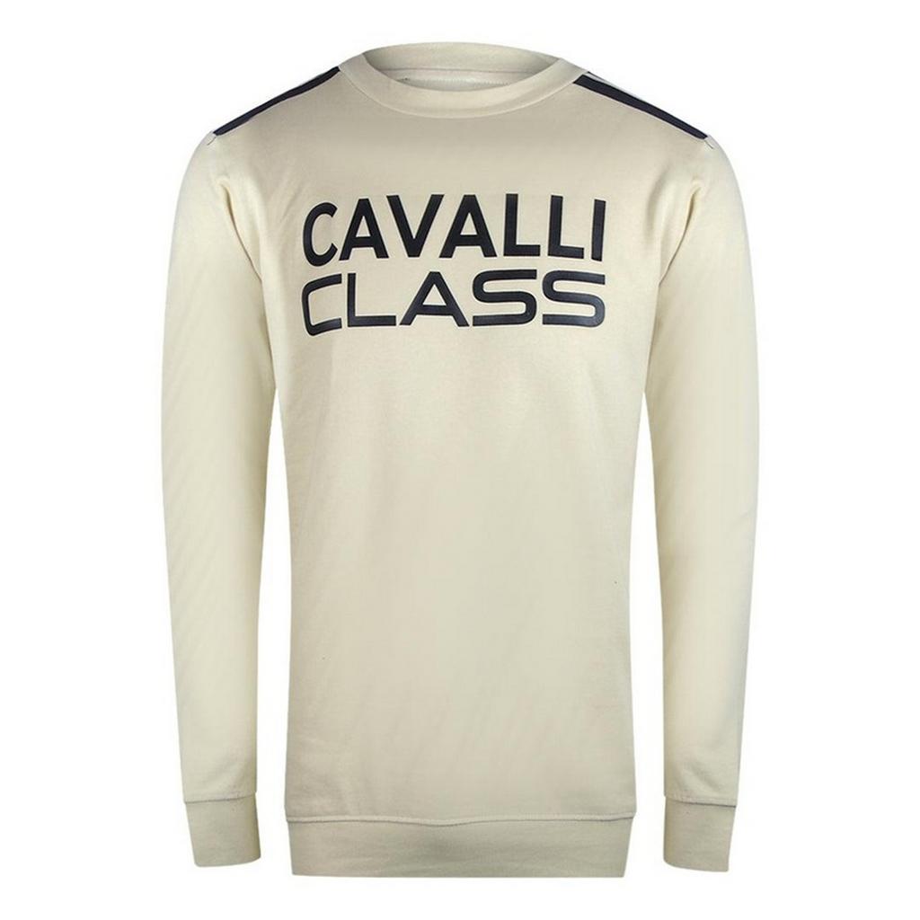 Cavalli Class Mens Taped Shoulders Sweatshirt