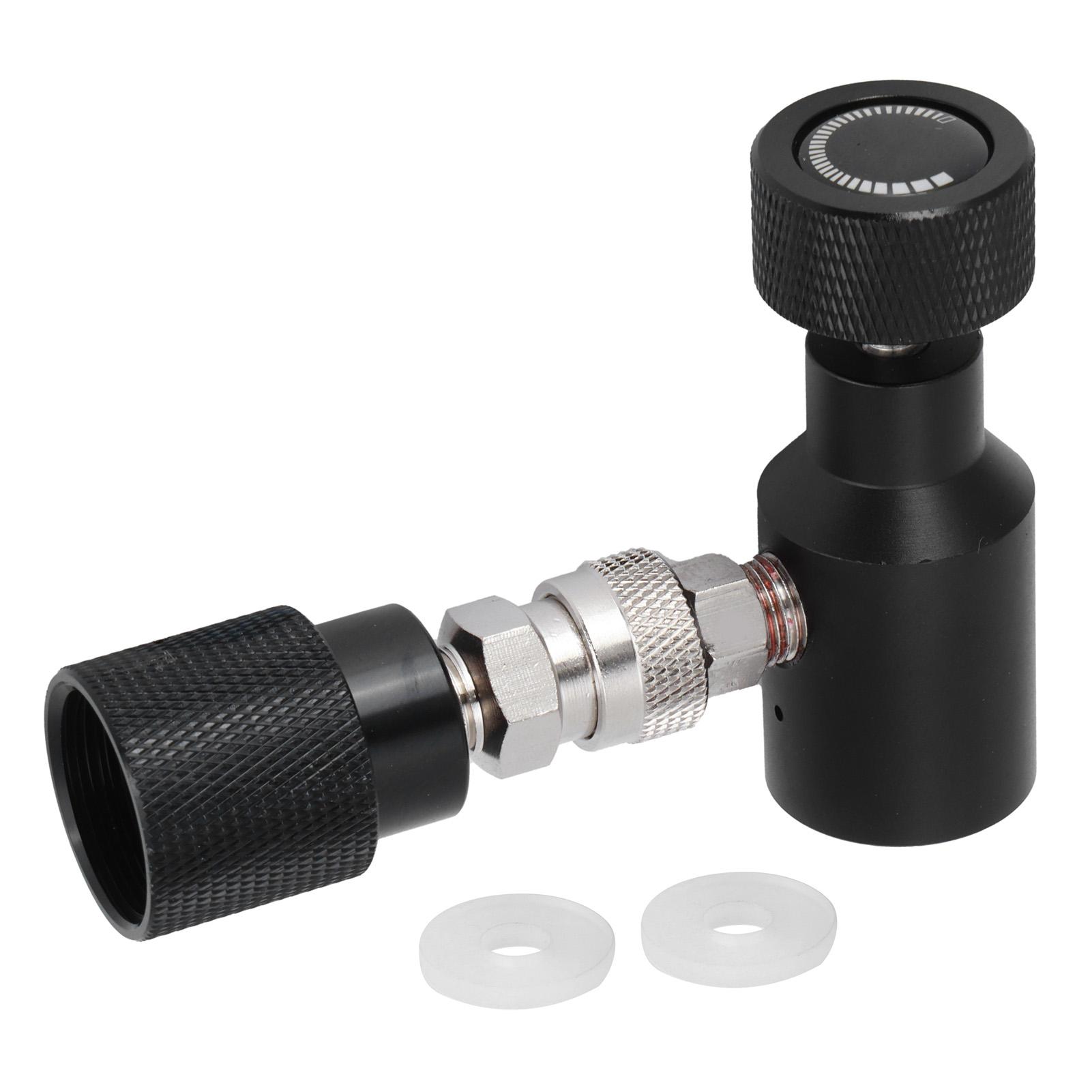 

CO2 Cylinder Refill Adapter Soda Connector with W21.814 Fit for Soda Club Black