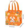 Easter Gift Bags Cute Rabbit Printed Candy Snack Tote Bag Non-Woven Egg Basket Non Woven Happy Easter Party Decoration Supplies