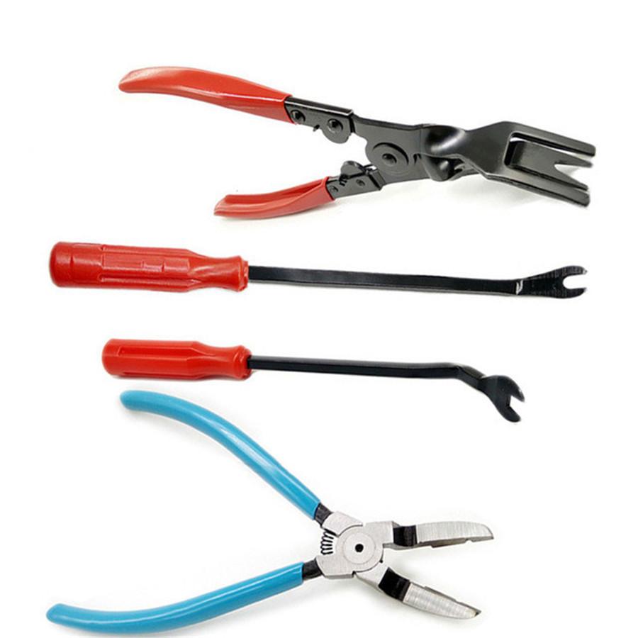 Car Removal Repair Tools Door Panel Installer Repair Removal Tool Auto Interior Fastener Clip Pliers Plastic Pry Tools kit