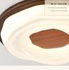 Chinese Retro Mid-Century Zen Ceiling Lamp: Solid Wood, Simple Style for Bedroom or Influencer Room
