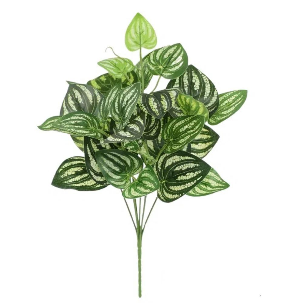 

Simulated Artificial Green Plants 33cm Green Leaves New Fake Plants Wedding Decor 2