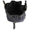 Burberry La Prima Check Design Cotton Bucket Shoulder Bag Women bags Gray 8111940
