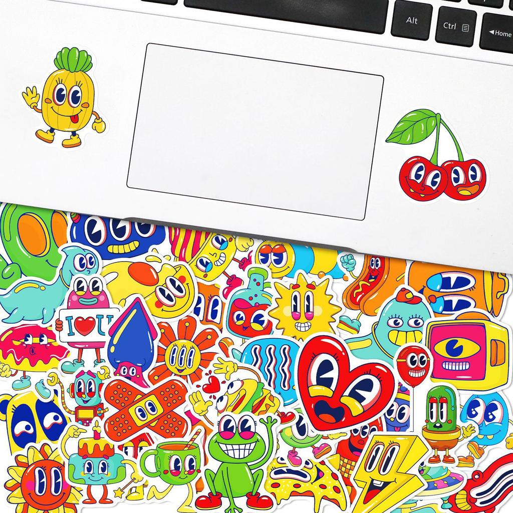 50Pcs New Stickers Cute Stickers For Kids Cup Stickers Nootbook Stickers  For Children Gift