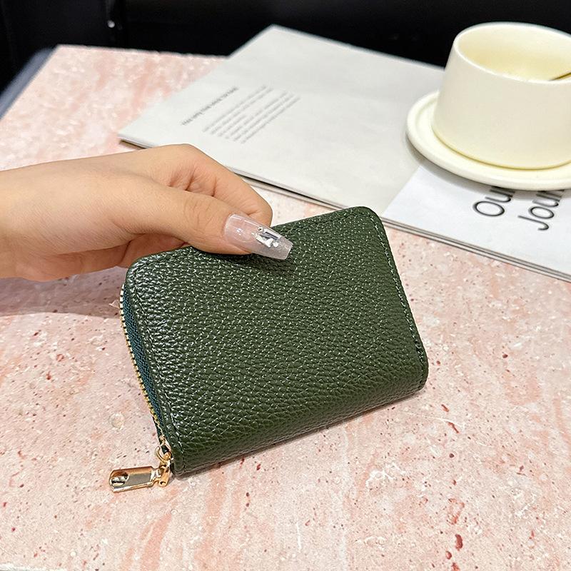 New Card Bag Wallet Integrated Large-capacity Anti-theft Brush Men's Multi-card Women's Card Bag Clutch Bag