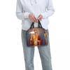 Saint Jeff Of Goldblum, Jeff Goldblum Original Religious Painting Insulated Lunch Bag for Women Kids Food Boxes Lunch Box Tote