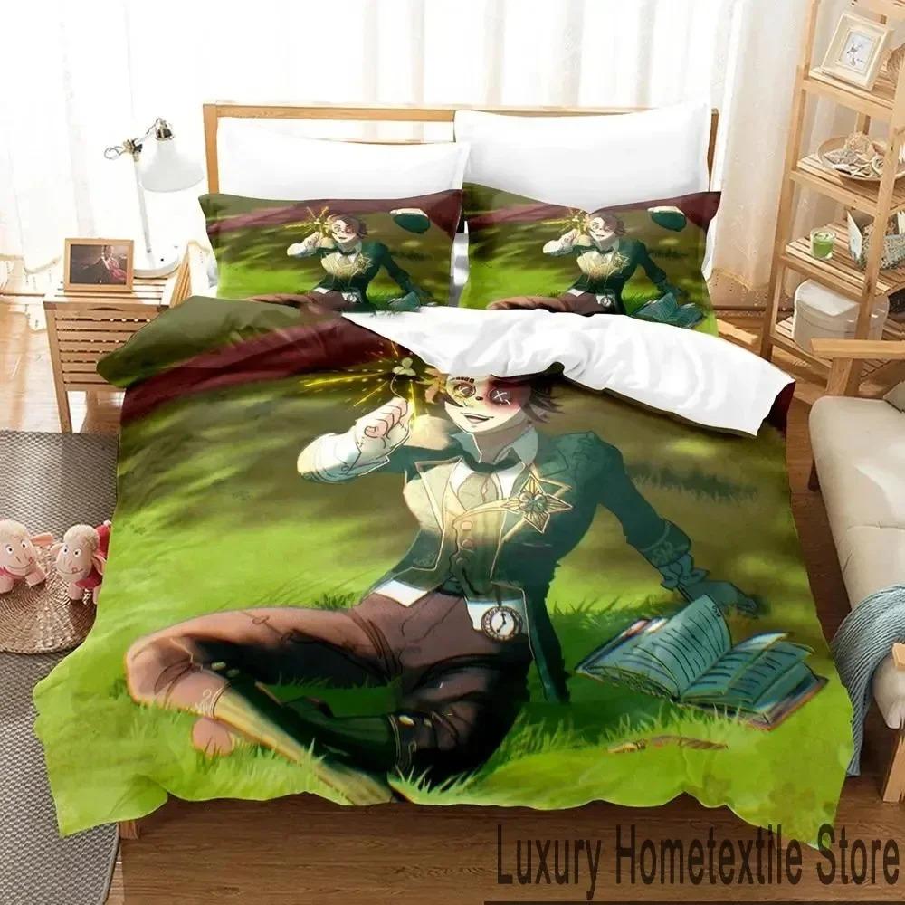 Game Identity V Anime Sleep Bedding Collection Boys Girls Twin Size Queen Dimension King Size Size Bedspread Cover Pillowcase Bed boys Adult Household