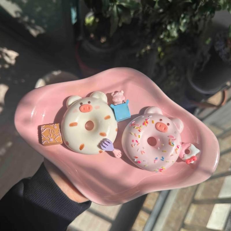 Lovely g Donuts Silicone Mold Delicious Doughnuts Dessert Molds Resuable Casting Mould for Breads and Chocolate