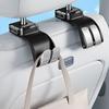 Car Hooks Universal Car Vehicle Back Seat Headrest Hanger Holder Storage Organizer for Bag Purse Cloth Drink Grocery Coat
