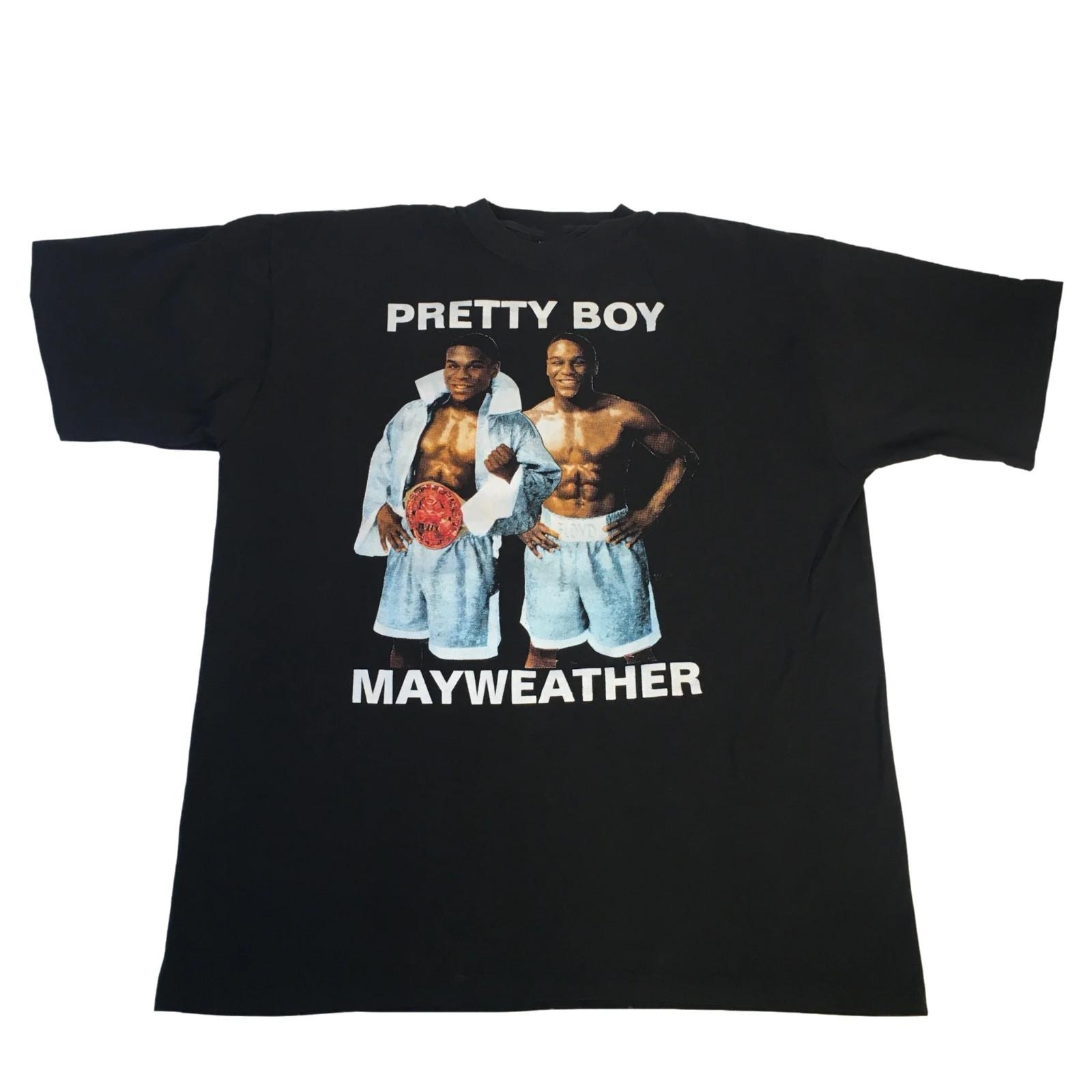 Винтажная черная футболка Floyd Mayweather Pretty Boy Floyd Размеры S-4XL L