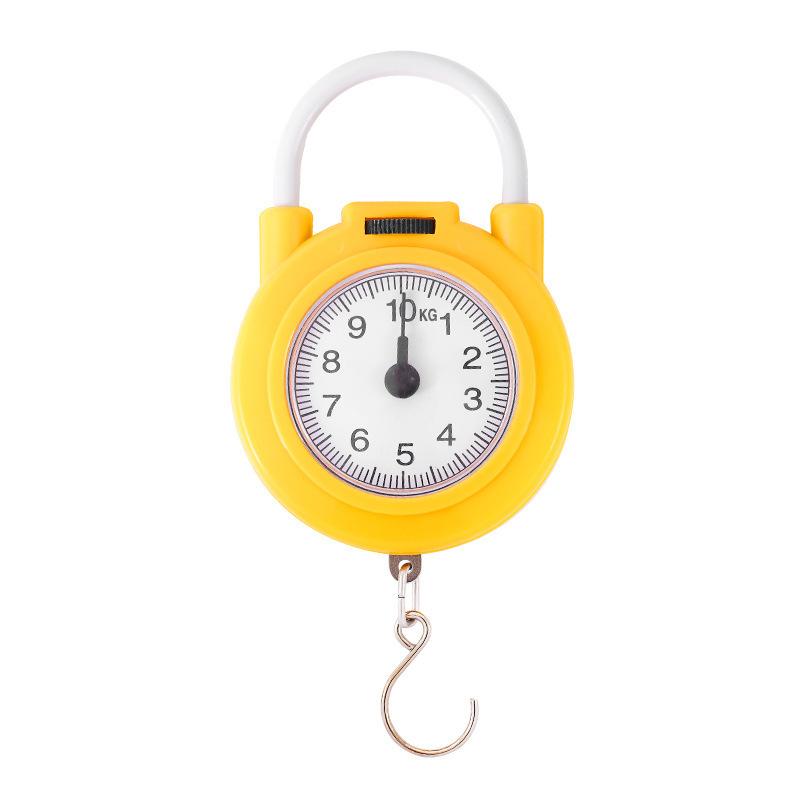 1 STÜCK Federwaage Haushalt Tragbar Multifunktional Taschenwaage Tragbare Kleine Waage Einkaufswaage Mini Expresswaage 10kg