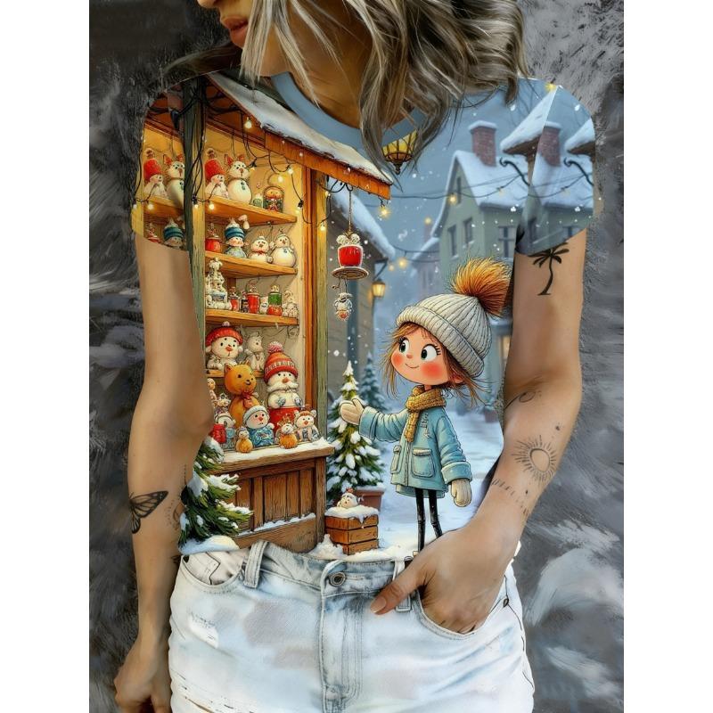 Gentle healing spring atmosphere casual top