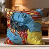 Fashion J-JJohn Misty Cushion Cover Soft Washable Pillow Case Multi-Scene for Couch Bed Travel Office Use