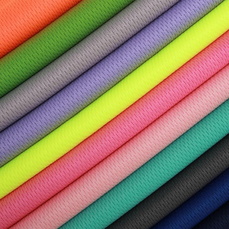 

Breathable Quick-Dry Polyester Knit T-Shirt Fabric for Sportswear