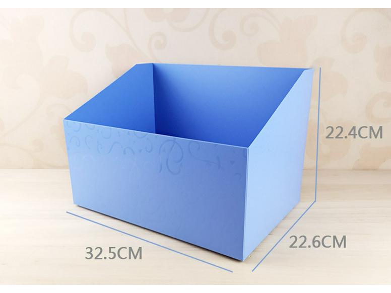 Student Desk Organizer: Foldable Cloth Book and Magazine Storage Box