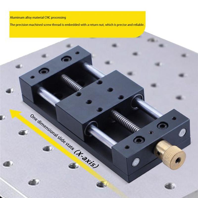 TAVOLA SCORREVOLE MANUALE CALDA PIATTAFORMA CON GUIDA LINEARE BINARIO LEGA DI ALLUMINIO CINGHIA BASE INFERIORE TAVOLA SCORREVOLE MANUALE TAVOLA SCORREVOLE