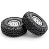 Car Tires with Wheel Rims Replacement for 1/10 Traxxas TRX4  Axial SCX10 90046 90047 CC10 RC Car