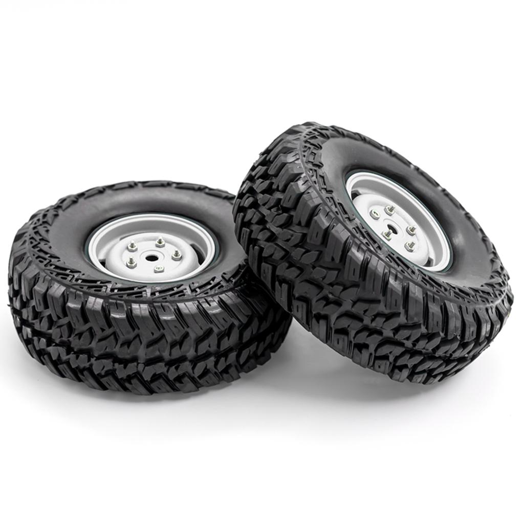 Car Tires with Wheel Rims Replacement for 1/10 Traxxas TRX4  Axial SCX10 90046 90047 CC10 RC Car