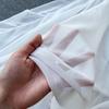 Jaro podzim ženy elegantní sváteční šaty s nabíraným rukávem střih s výstřihem přes rameno bílé šifonové šaty