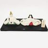 Authentic Hina dolls that can be easily displayed Shipping [Heian Dolls] [Ceramic hand-painted] ¥0
