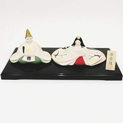 Authentic Hina dolls that can be easily displayed Shipping [Heian Dolls] [Ceramic hand-painted] ¥0
