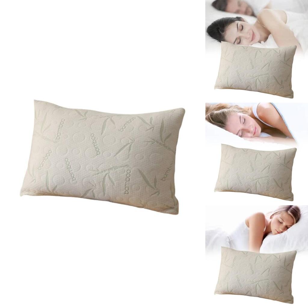 Memory Foam Hotel Pillow With Breathable Silk Knit Fabric For Restful Sleep