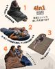 KingCamp Sleeping Envelope For Width Wide All Comfortable Temperature For Fully For Disaster Storage Bag Right Opening Bag, Type, Flannel,