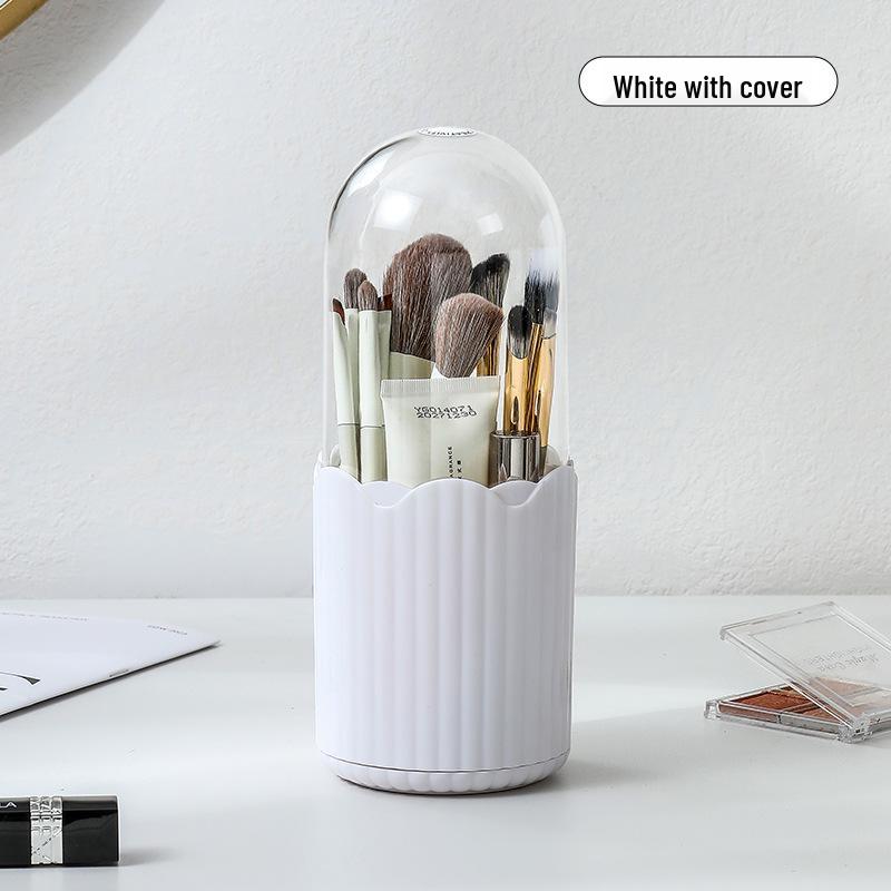 Makeup Brush & Lipstick Storage Tube – Dustproof, Multi-Function Desktop Organizer