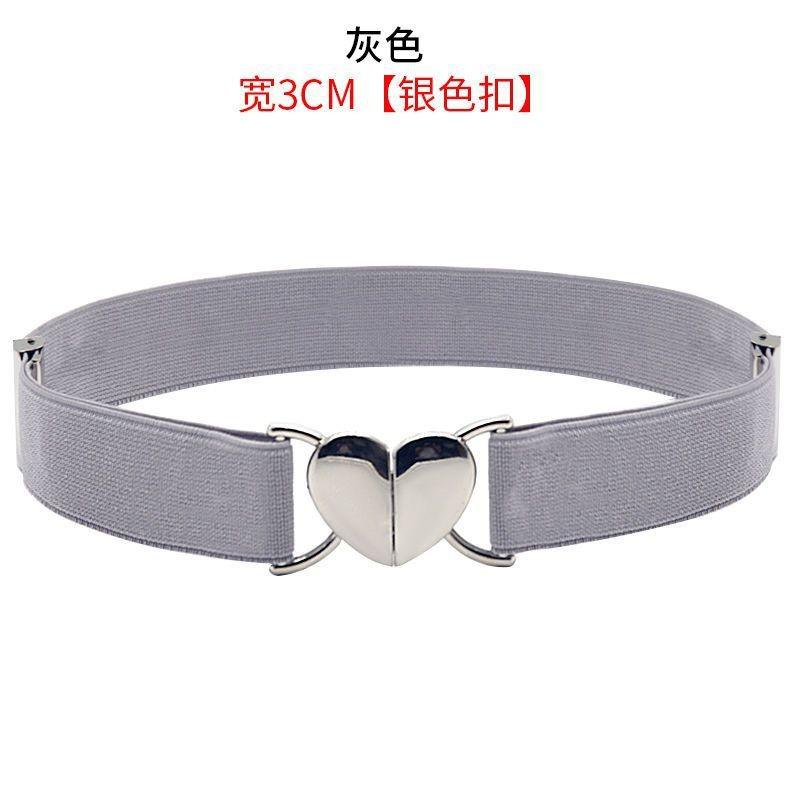Contemporary Womens Elastic Waist Band With Smooth Buckle Fashionable Design For Occasion Every