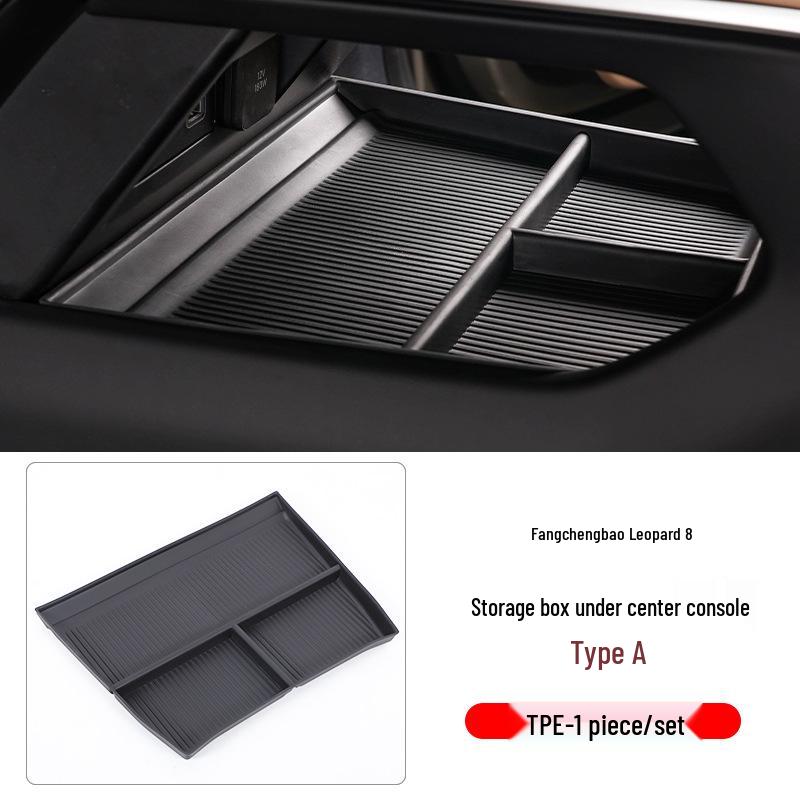 Enhanced Storage Box Accessory for Equation Leopard 8 Armrest Compartment