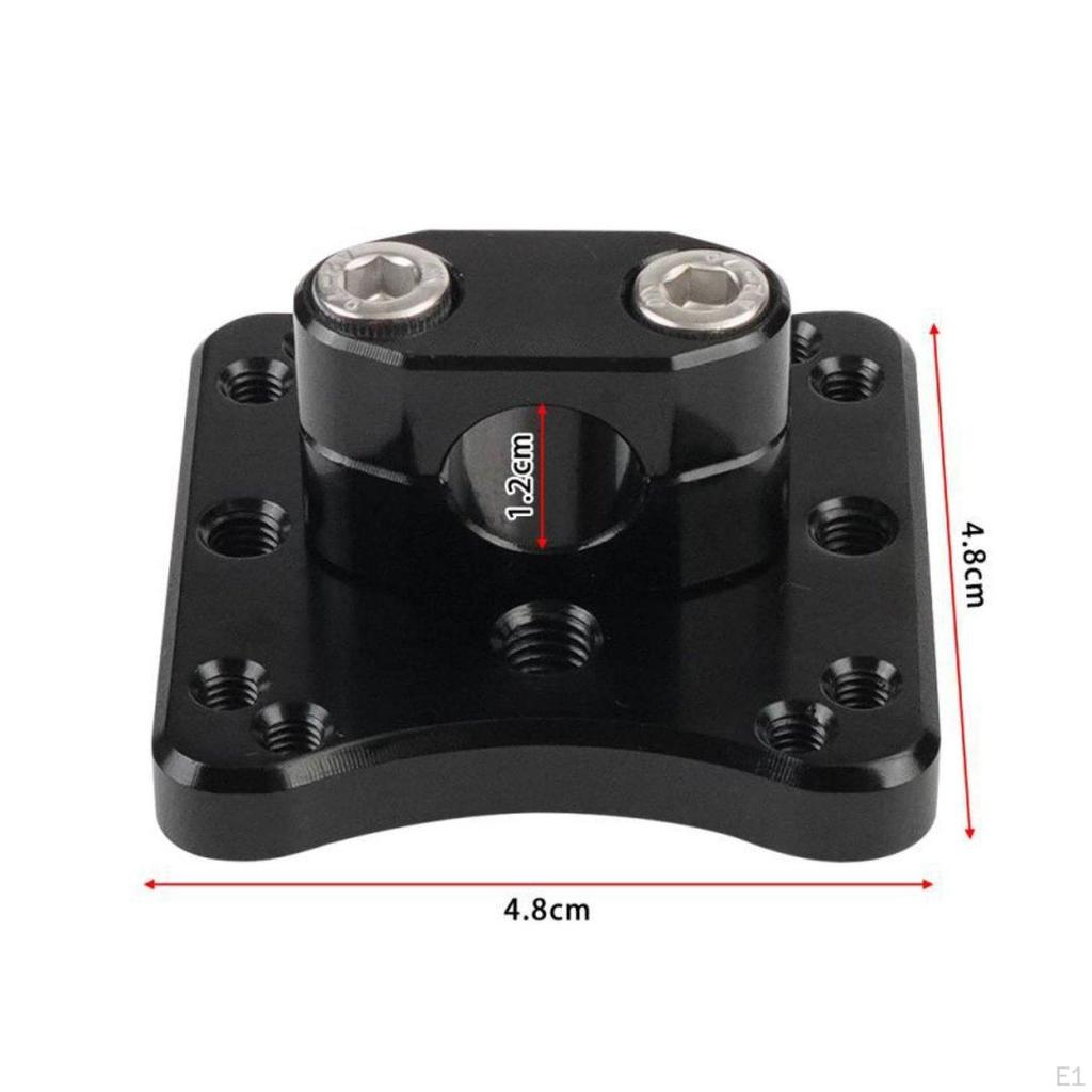 12mm Handlebar Bracket Adjustable Positioning System Mounting for Motorcyclists, Delivery