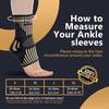 2Pcs Copper Ankle Brace Infused Compression Sleeve Support For Plantar Fasciitis,Sprained,Achilles Tendon,Pain Relief,Running