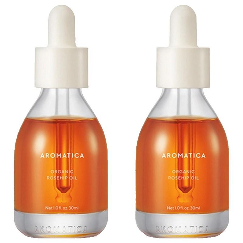 Aromatica Organic Rosehip Oil, 30ml, 2 Pcs