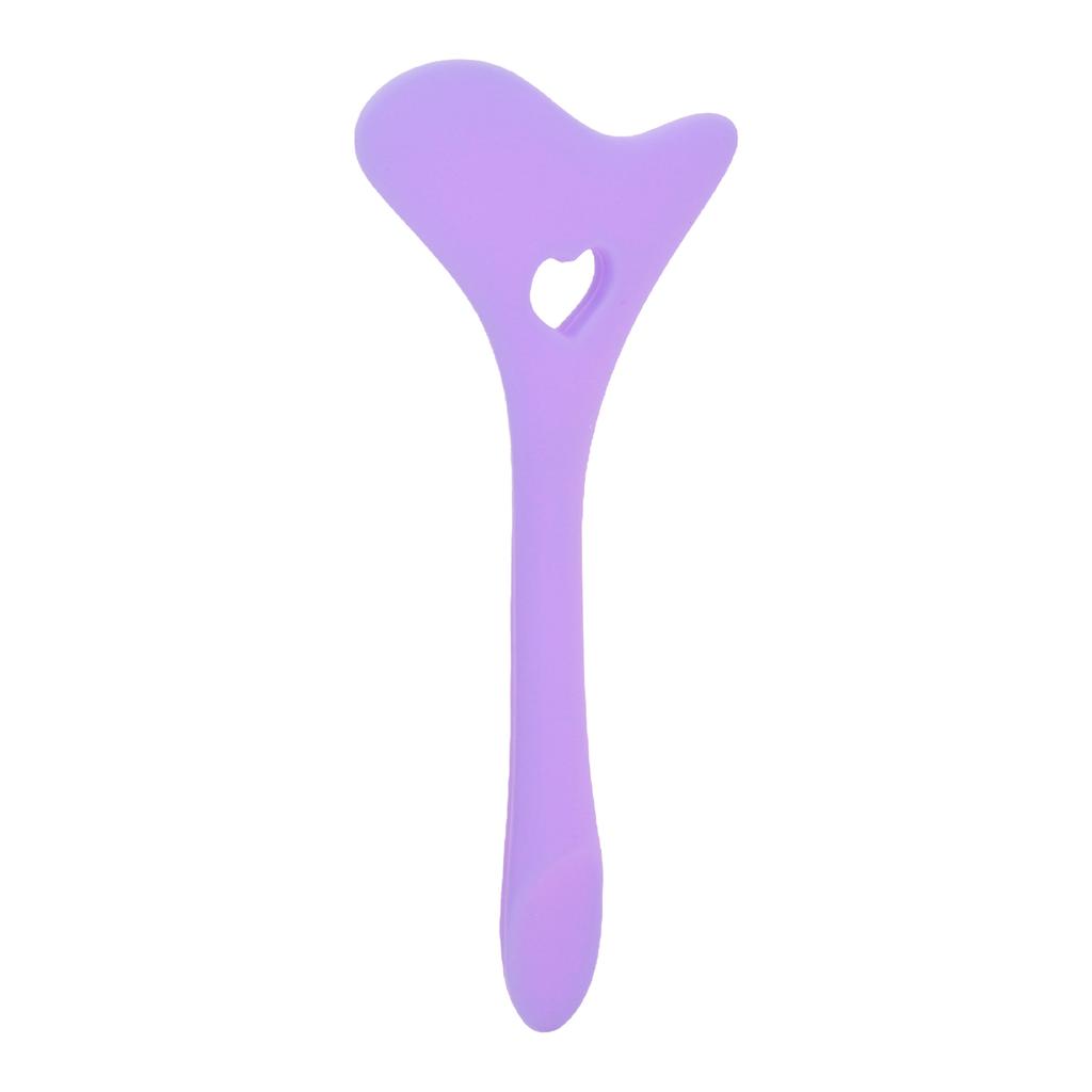 Eyeliner Stencil Professional Silicone Mascara Lipstick Drawing Aid Makeup Applicator Tool for Makeup Artist Purple