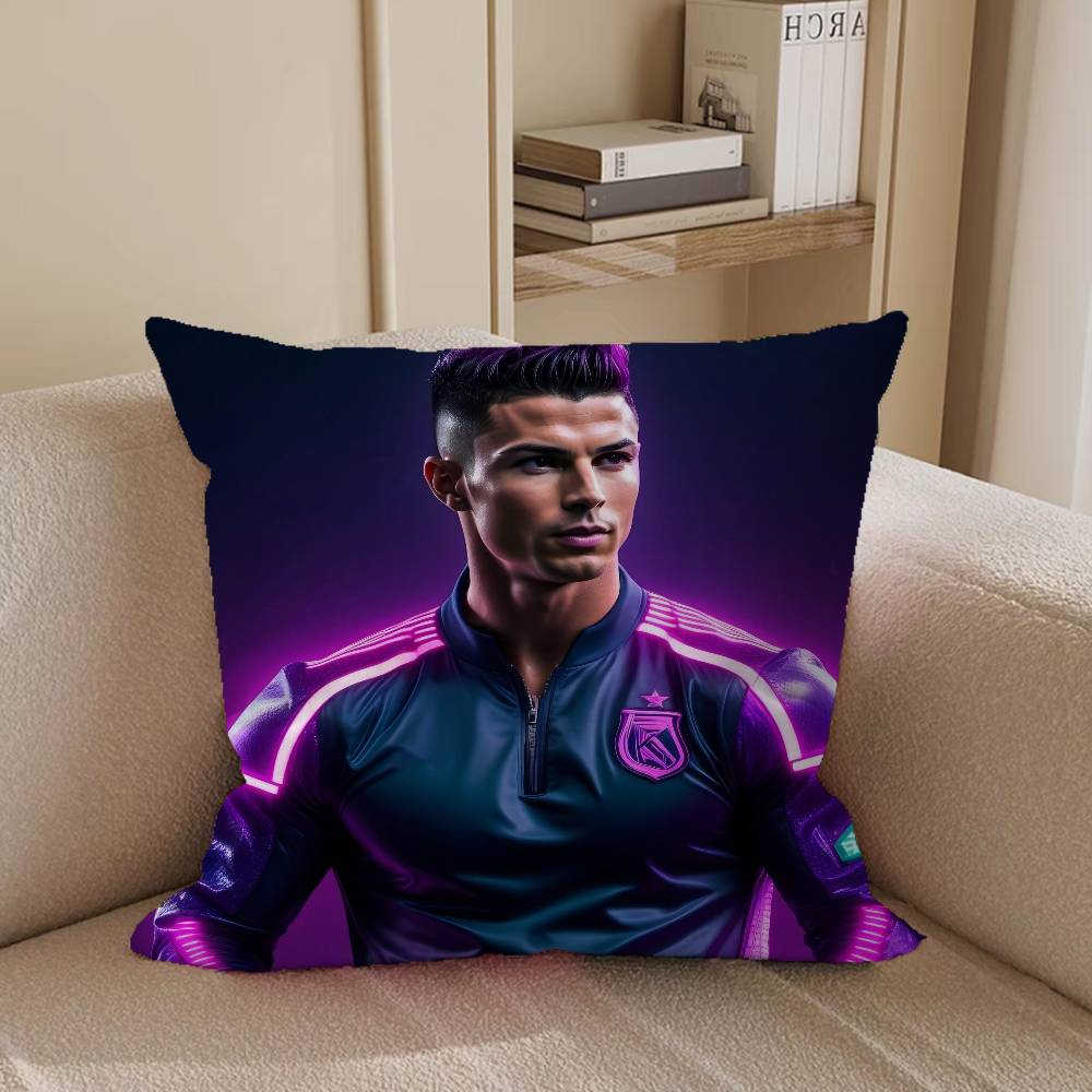 

Кріштіану Роналду Подушка Аніме Подушка Диван Ліжко Подушка для голови Наволочка Наволочка 45x45 См Мода 24x24Inch