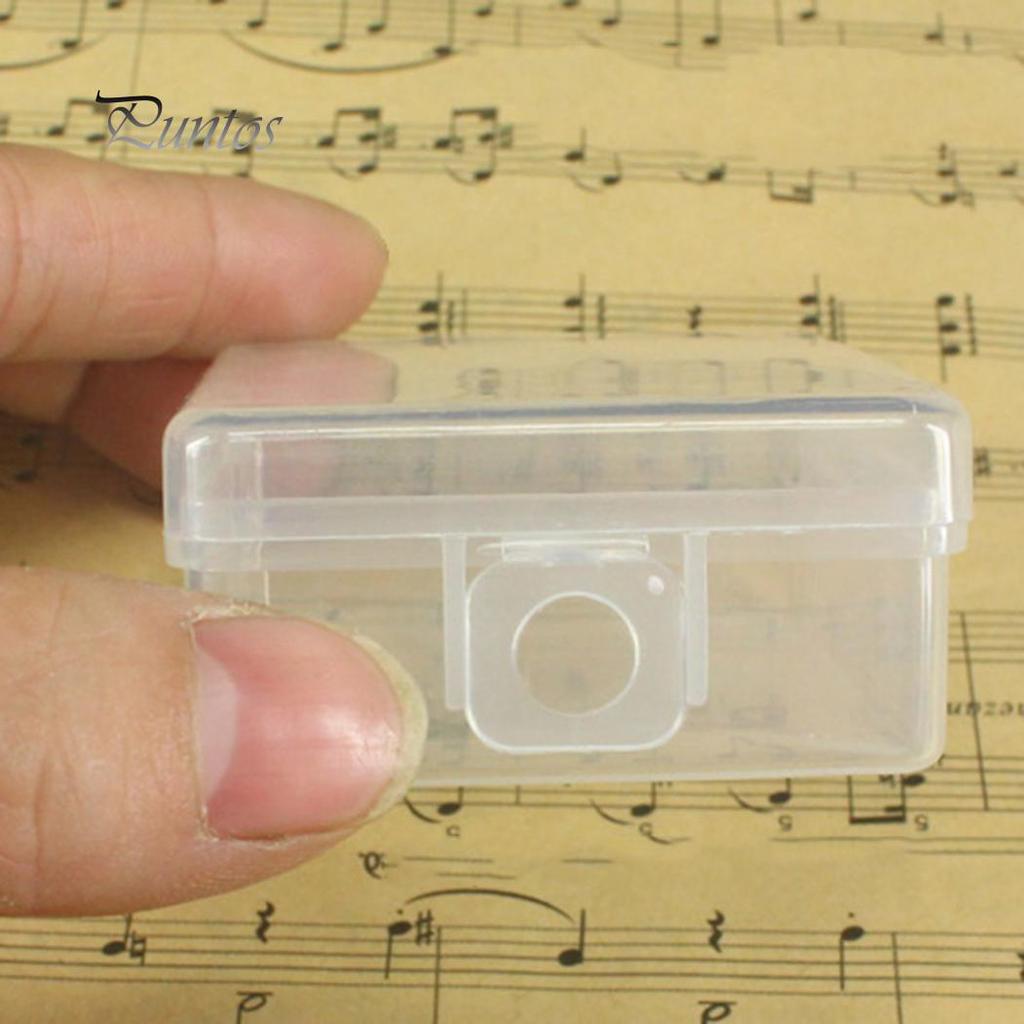 Fashionable 1Pc Clear Plastic Transparent Storage Box Debris Collect Container Case with Lid