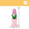 Hot Creative Small Building Block Flower Art Classic Brick Mini Potted Plant Gift For Girls Desk Decoration Simple Assembly Toys