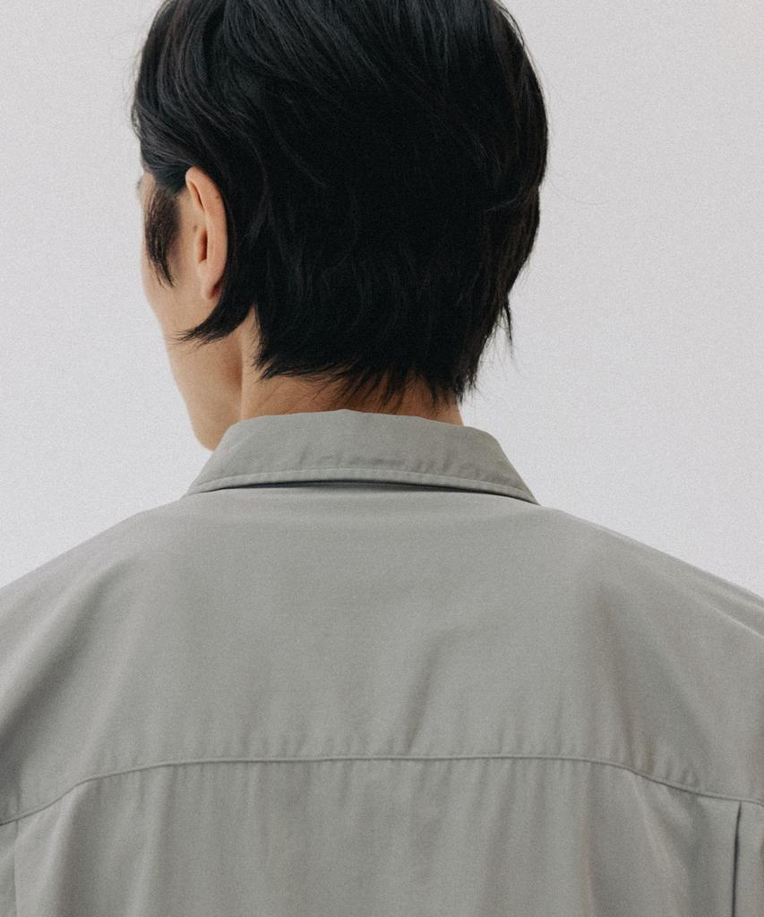 BLANKROOM Mati Shirt_Stone Gray