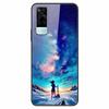Luxury Cover Case for vivo Y53S 4G Tempered Glass Cover for Vivo Y31 VivoY31 2021 Y51 2020 Phone Case for Vivo V2036 Y53S Coque