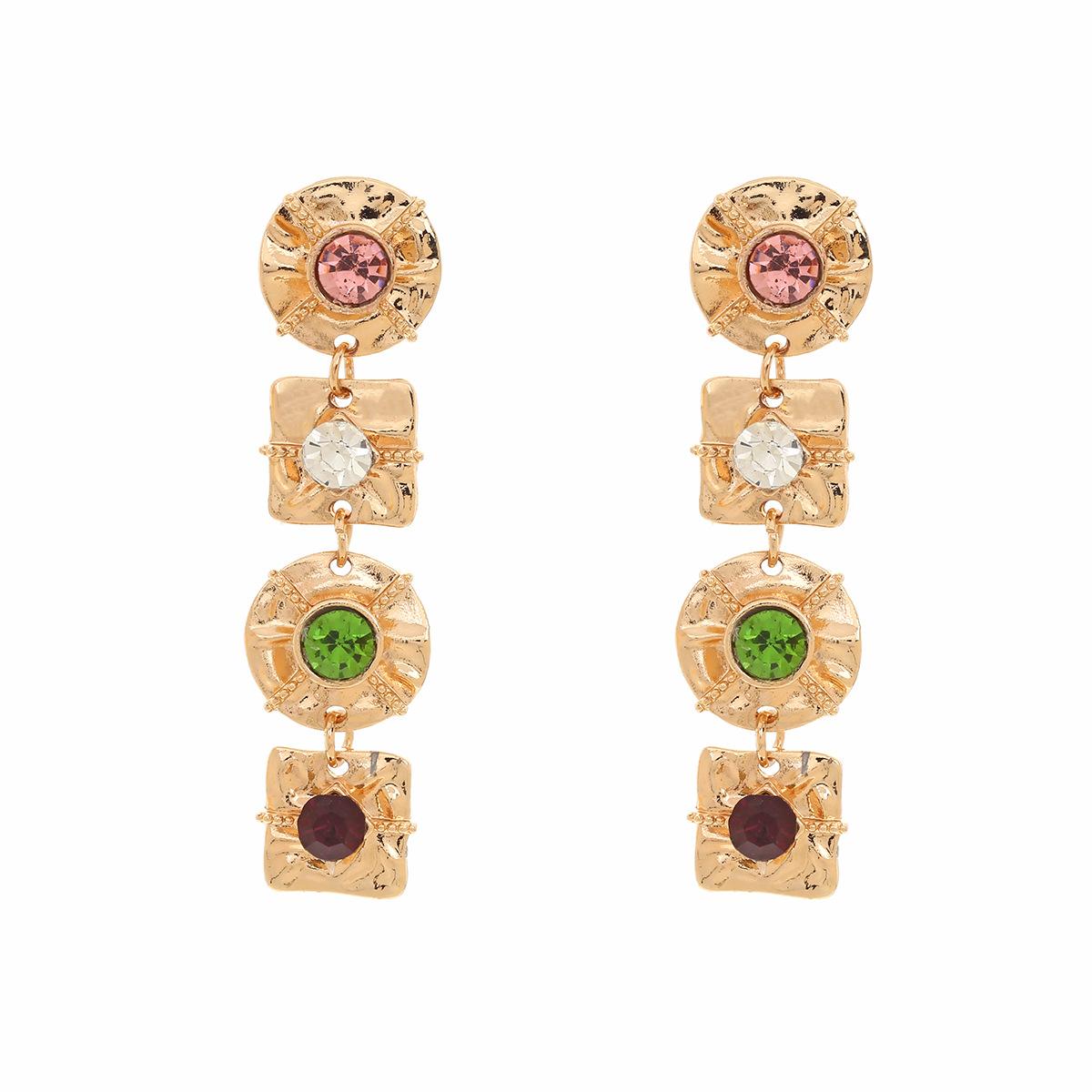 

Модные серьги-подвески для женщин золотой