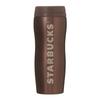 STARBUCKS Curved Stainless Steel Bottle, Brown, 355ml, Starbucks Tumbler, Coffee, Gift, Water Bottle, 2024, Brown