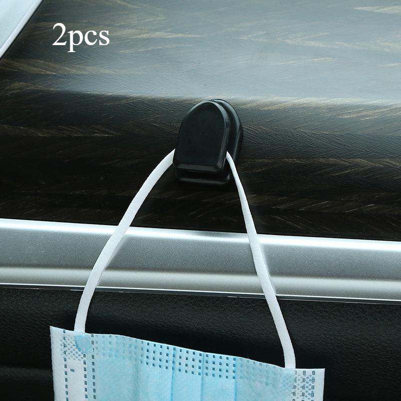 

2pcs Portable Mini Car Hook-An Invisible Hanger with Strong Adhesion for Storage and Sorting Boxes of Multi-purpose Vehicles
