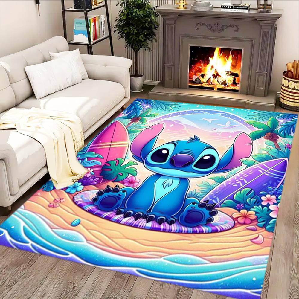 Stitch Angelic Fantasy for Living Room rug, Bedroom, Study Room, Hallway Decoration, Perfect for Home Decoration or Holiday Gifts
