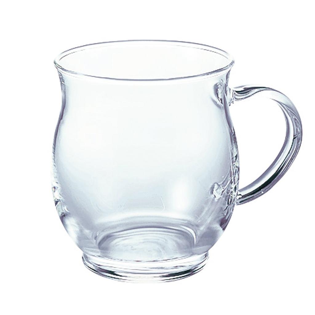 HARIO Fragrance Made In Mug, Heat-Resistant Glass, Microwave/Dishwasher Safe, 330ml, Japan, HKM-1T
