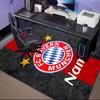 Custom Name Bayern Crest Rug Game Carpet, Floor Mat for Bedroom Living Room Entryway Rug, Home Decor Idea Gift for Christmas birthday
