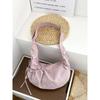 Early spring new small fresh polka dot messenger bag wrinkled croissant bag niche design shoulder bag women