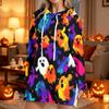 Women's Casual Long Sleeve Halloween Print Pullover Hoodie Sweatshirt