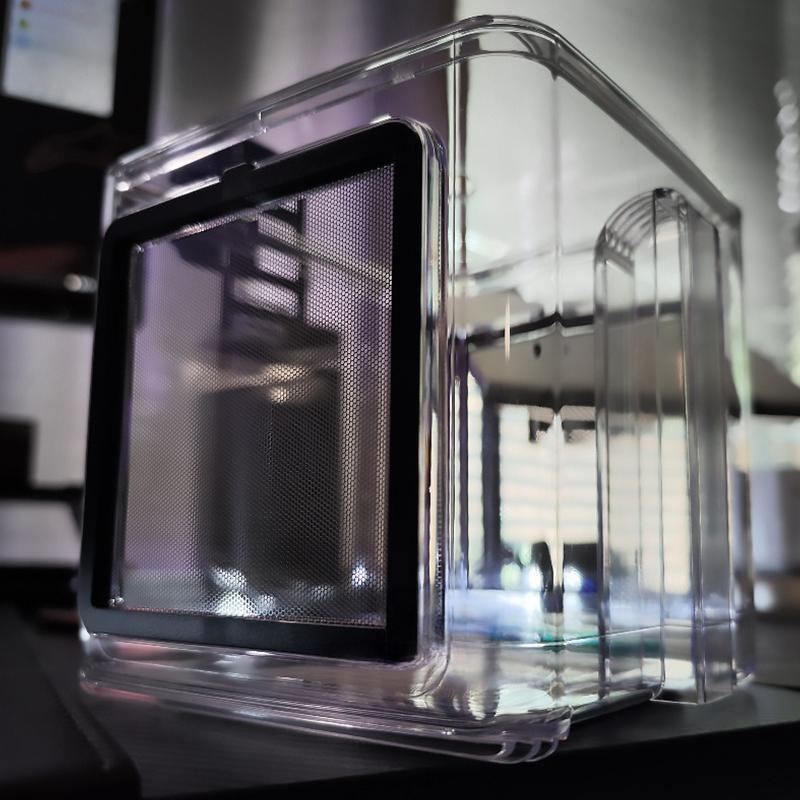 תיבת בידוד אינקובציה לדגיגים אקווריום אקרילי מיכל דגים רשת נירוסטה ניתנת להסרה חדר גידול דגיגים קטנים לקישוט